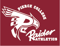 Example of Raider Athletics 1 color logo reversed out