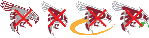 A collection of unacceptable Raider Athletics Logos