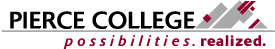 pierce college long logo