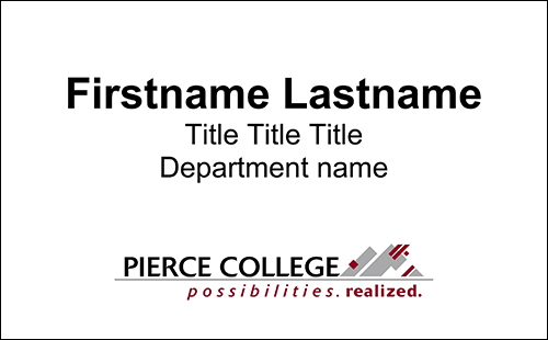 sample office nameplate template with name, job title, department, and college logo